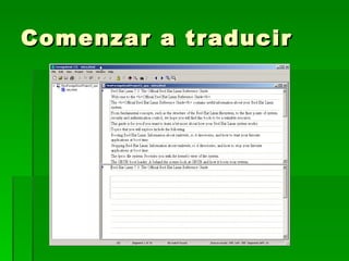Comenzar a traducir 