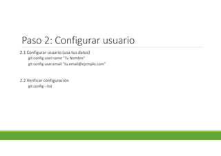 Practica Git bash Diapositivas.......... | PDF