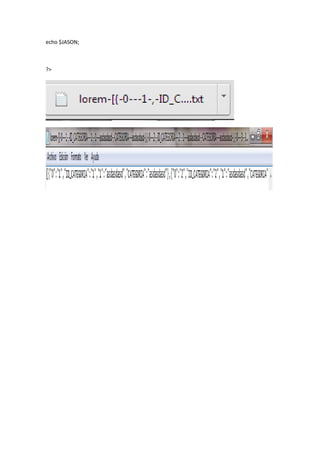 Practica json | PDF