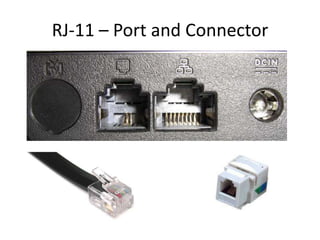 RJ-11 – Port and Connector

 