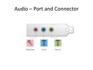 Audio – Port and Connector

 