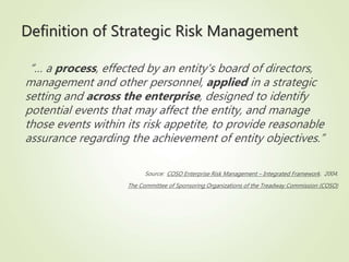  SRM removes silo-based decision making
 SRM becomes embedded in key processes such as strategic,
budgeting and project ...