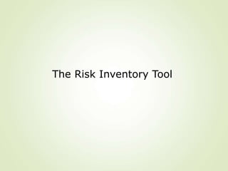Risk Number Risk Short Name Risk Description
Existing Risk Controls/Measures
in Place
Outcome Impact Likelihood
Impact
Sco...