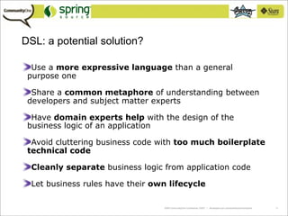 Practical Groovy Domain-Specific Languages