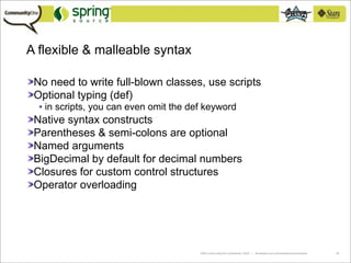 Practical Groovy Domain-Specific Languages