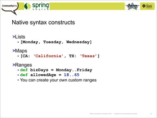 Practical Groovy Domain-Specific Languages