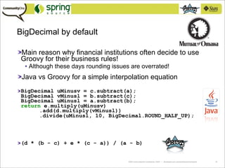 Practical Groovy Domain-Specific Languages