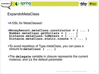 Practical Groovy Domain-Specific Languages