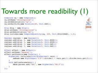 Practical Domain-Specific Languages in Groovy