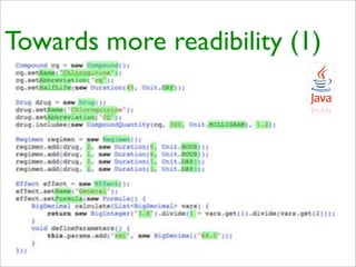 Practical Domain-Specific Languages in Groovy