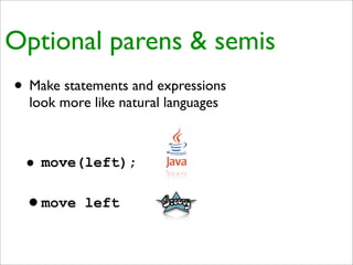 Practical Domain-Specific Languages in Groovy