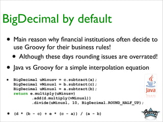Practical Domain-Specific Languages in Groovy