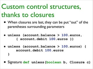 Practical Domain-Specific Languages in Groovy