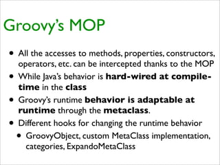 Practical Domain-Specific Languages in Groovy