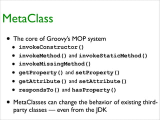 Practical Domain-Specific Languages in Groovy