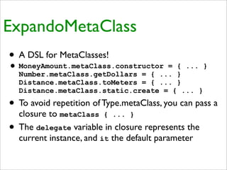 Practical Domain-Specific Languages in Groovy