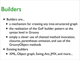 Practical Domain-Specific Languages in Groovy
