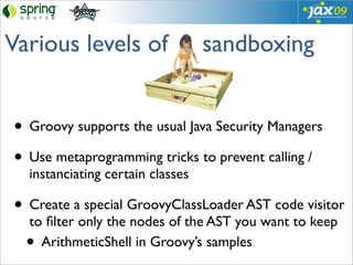 Practical Groovy DSL Slide 77