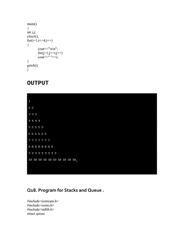 Practical Class 12th (c++programs+sql queries and output) | DOC ...