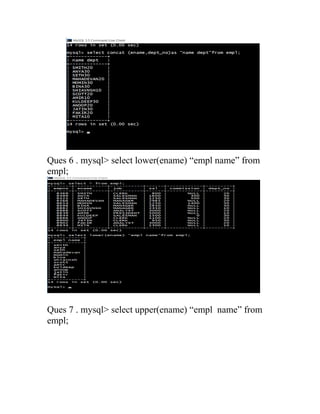 Practical Class 12th (c++programs+sql queries and output) | DOC