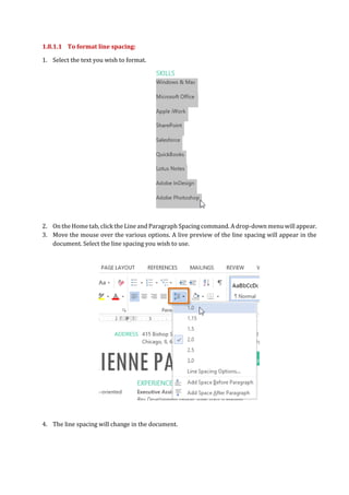 Microsoft Word Basic Features | PDF