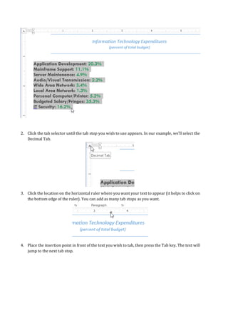 Microsoft Word Basic Features | PDF