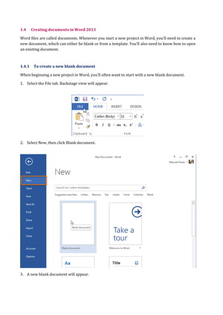 Microsoft Word Basic Features | PDF