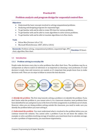 Practical 01 (detailed) | PDF
