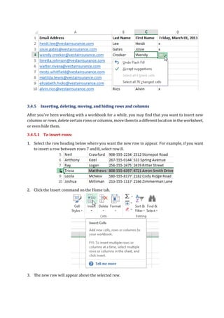 Microsoft Excel Basic Features | PDF