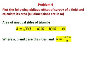 Practical 2 Chain and Compass Surveying - Computation of areas.ppt