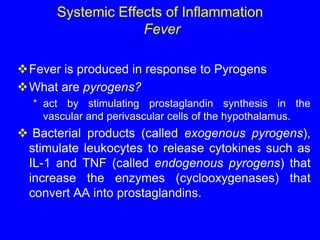 Endogenous Pyrogens Practical 4 Inflammation.ppt
