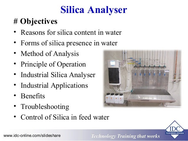 silica in water analysis