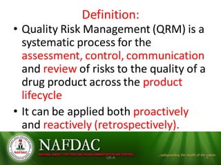 Qrm Lifecycle Practical Application of QRM - PPT Presentation.pdf
