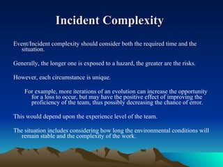 Incident Complex Structure Example Practical Application Of System Safety For Performance Improvement | PPT