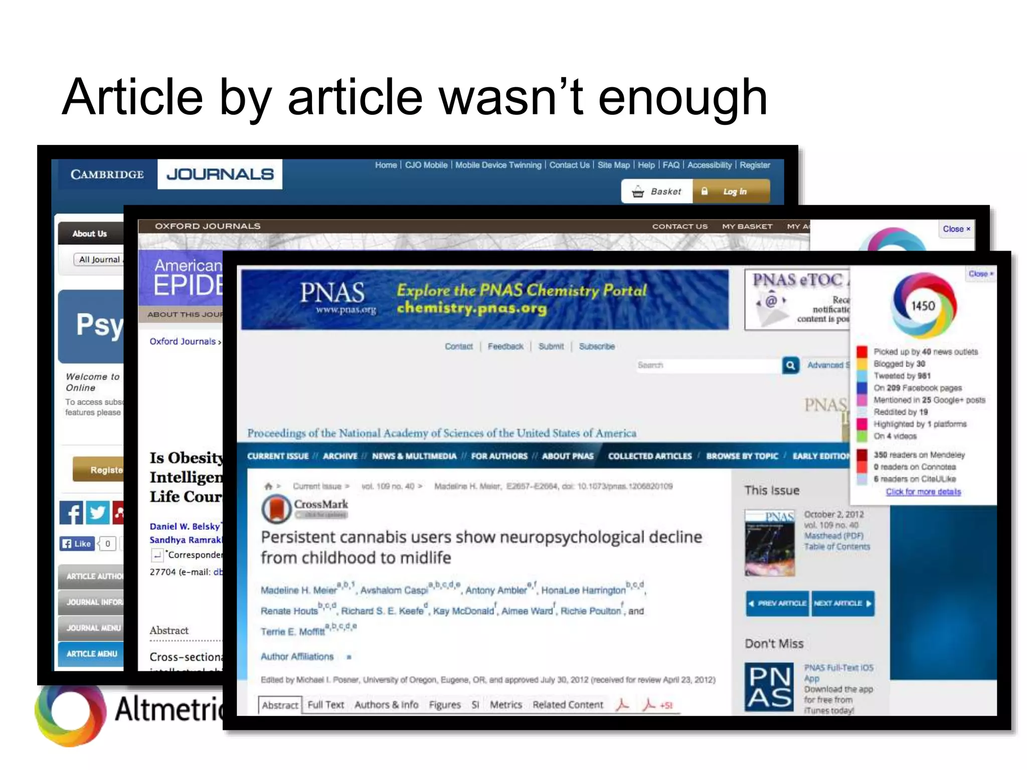 Article by article wasn’t enough
 