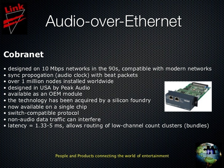 Practical Applications of Digital Audio Networking
