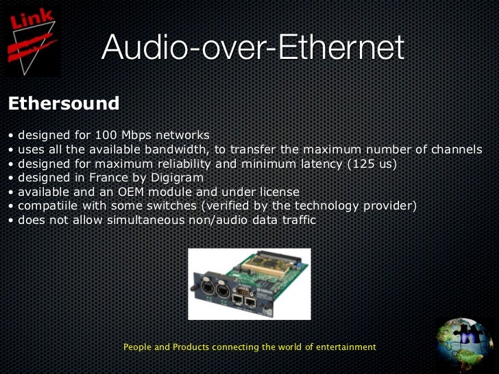 Practical Applications of Digital Audio Networking