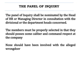 Practical Approach In Handling Domestic Inquiry | PPTX