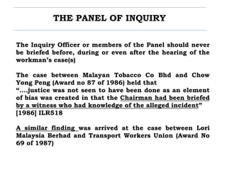 Practical Approach In Handling Domestic Inquiry | PPTX