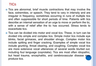 Tic Examples practical approach to movement disorders by M.Habeel.pdf