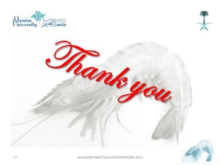  Arthropoda practical lectures