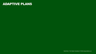 David Kurtz, /*+Go-Faster Consultancy*/ © 2024 www.go-faster.co.uk
ADAPTIVE PLANS
 