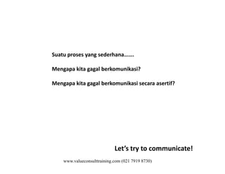 Practical Assertive Communication Pdf