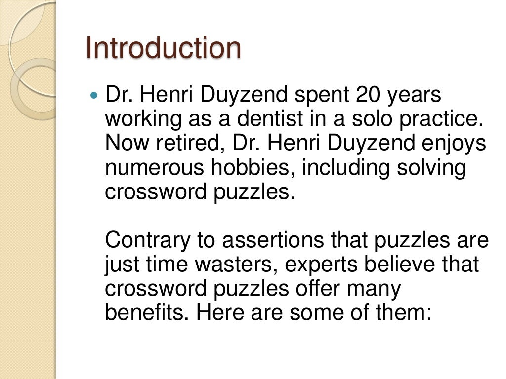Practical Benefits Of Crossword Puzzles Practical Benefits Of Crossword Puzzles