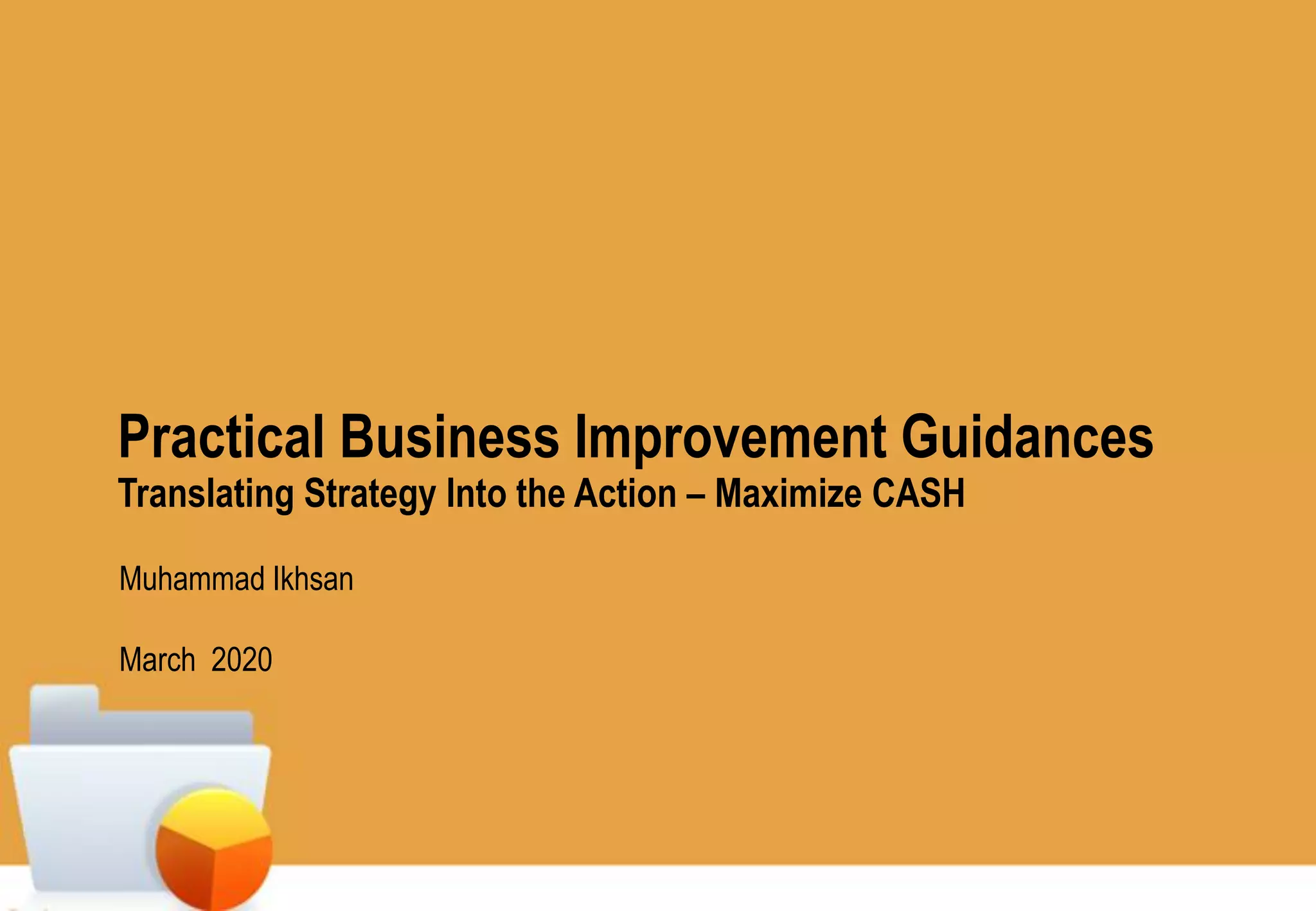 4 step for Practical Business Strategy and Improvement Guidance | PPT