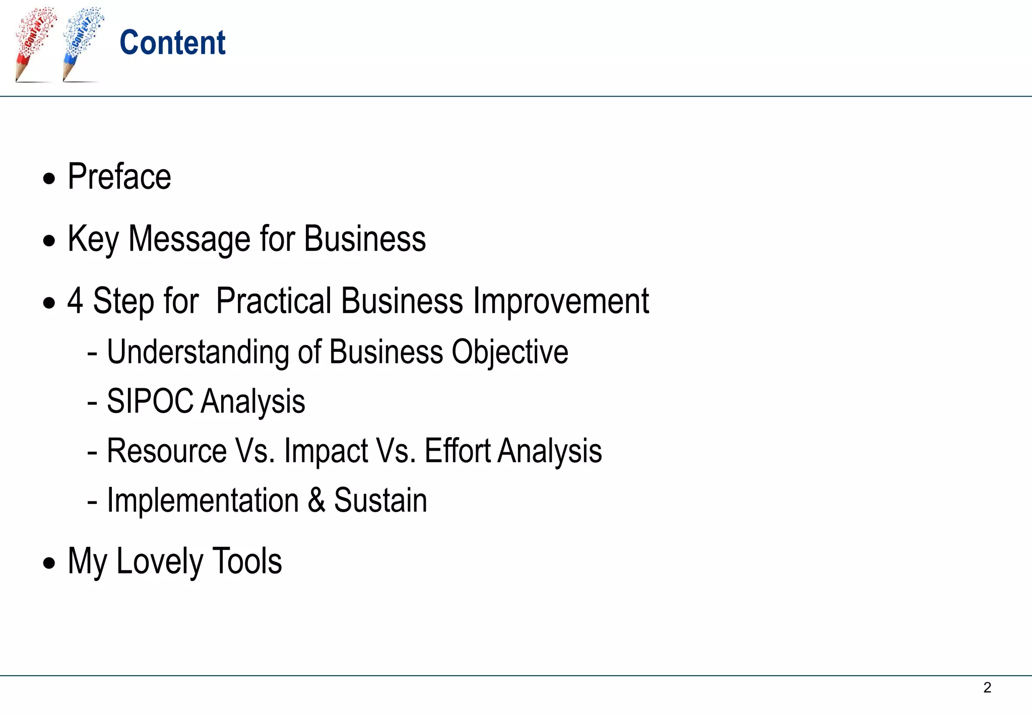 4 step for Practical Business Strategy and Improvement Guidance | PPT