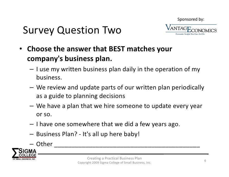 Free sample business plan picture