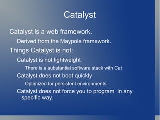 The MVC Pattern and Frameworks CGI::Application 