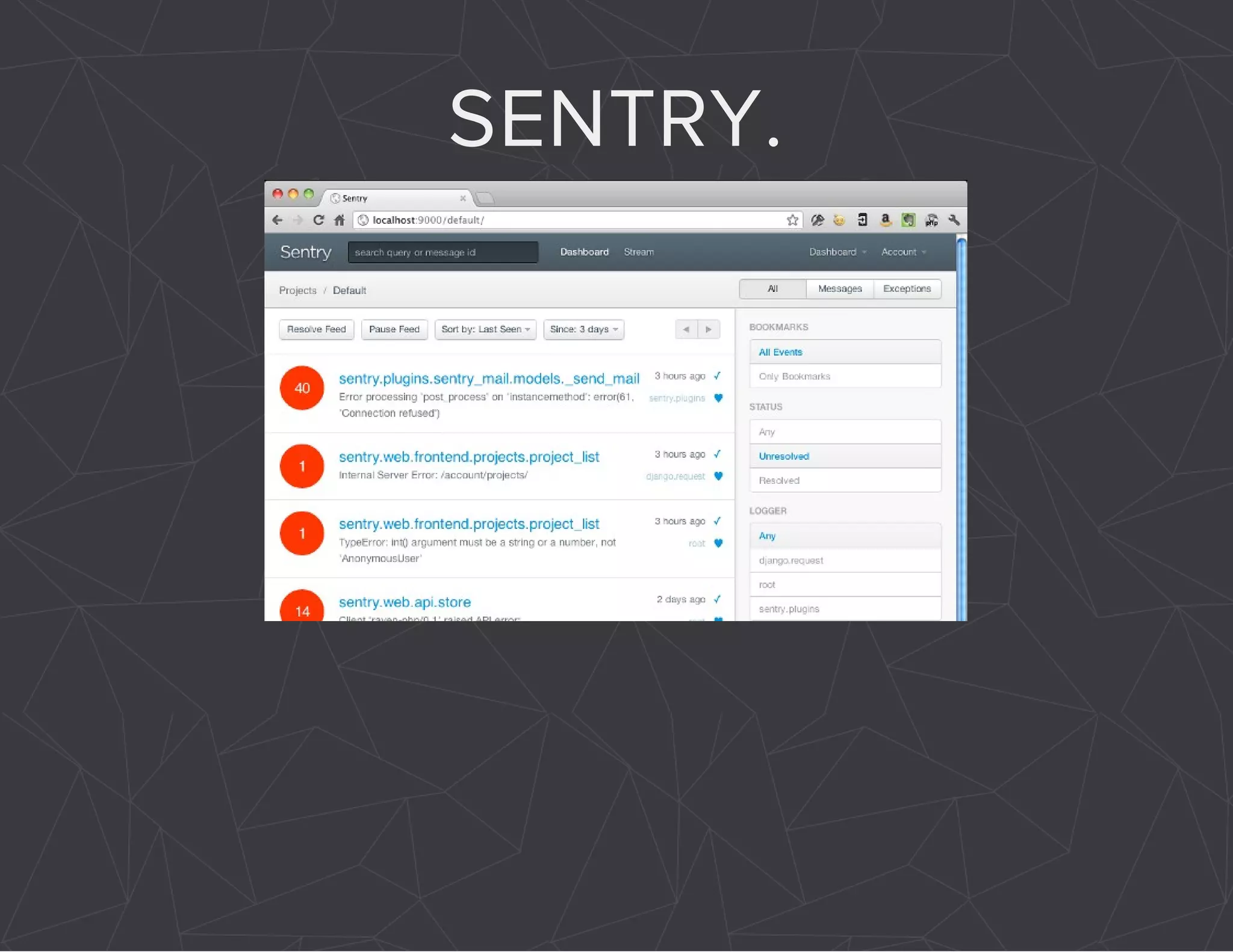 SENTRY. 
 
