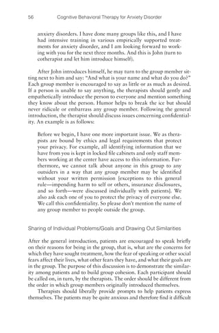 cognitive behavioral therapy for social anxiety disorder (CBT) | PDF